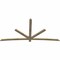 Ekena Millwork Alberta Rough Sawn Timber Gable Bracket, Douglas Fir, 108"W x 54"H x 2"D x 4"F, 12/12 Pitch GBW108X54X0204ALB00RDF - alternate 2